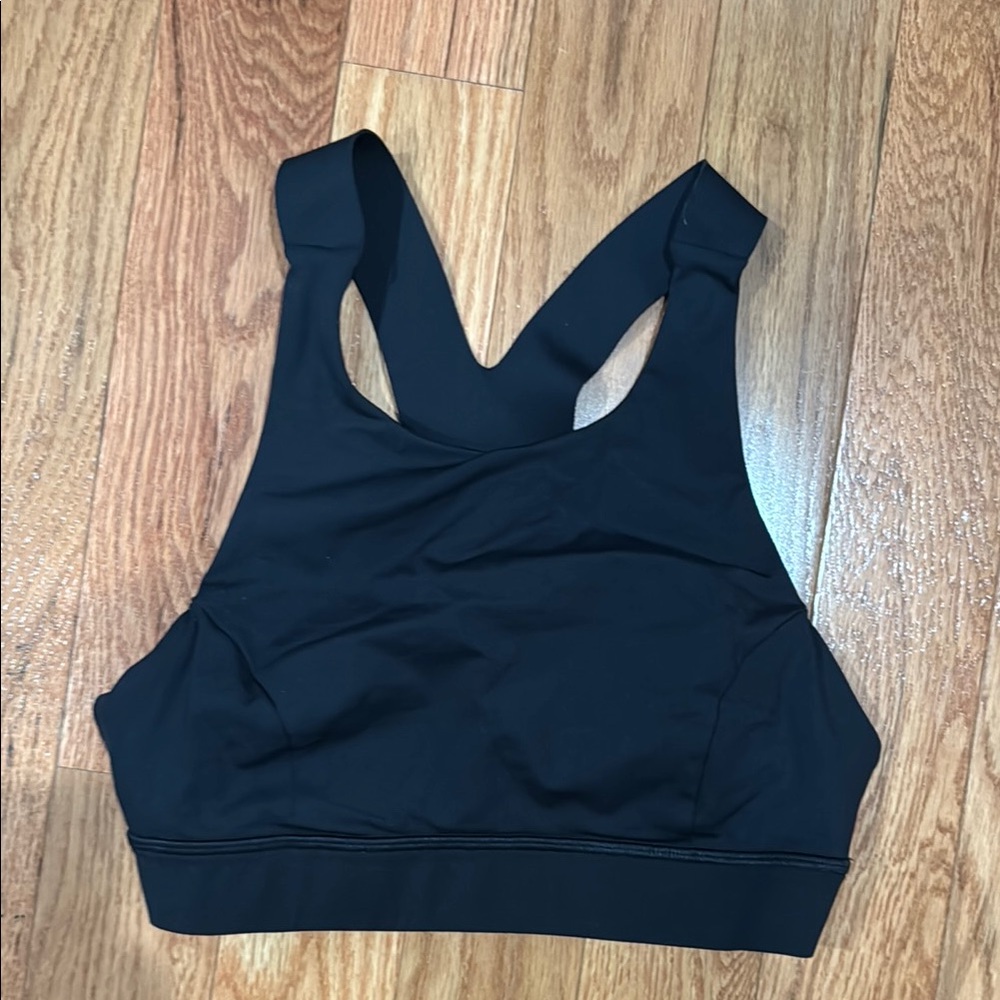 Lululemon Black Sports Bra with Racerback Design